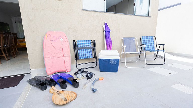 Casa com Piscina em Búzios, 100m Geribá
