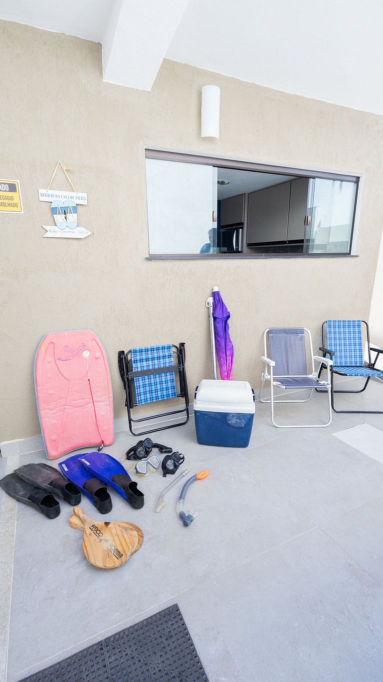 Casa com Piscina em Búzios, 100m Geribá